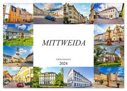 Mittweida Impressionen (Wandkalender 2024 DIN A2 quer), CALVENDO Monatskalender von Meutzner,  Dirk