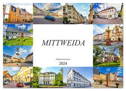 Mittweida Impressionen (Wandkalender 2024 DIN A3 quer), CALVENDO Monatskalender von Meutzner,  Dirk
