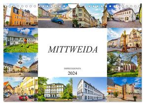 Mittweida Impressionen (Wandkalender 2024 DIN A4 quer), CALVENDO Monatskalender von Meutzner,  Dirk
