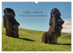 MOAI – steinerne Wächter der Osterinsel (Wandkalender 2024 DIN A3 quer), CALVENDO Monatskalender von Hartmann,  Carina