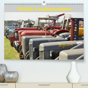 Mobile Landmaschinen (Premium, hochwertiger DIN A2 Wandkalender 2021, Kunstdruck in Hochglanz) von Jordan,  Diane