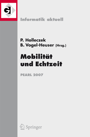 Mobilität und Echtzeit von Holleczek,  Peter, Vogel-Heuser,  Birgit