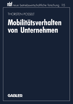 Mobilitätsverhalten von Unternehmen von Posselt,  Thorsten