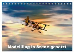 Modellflug in Szene gesetzt (Tischkalender 2024 DIN A5 quer), CALVENDO Monatskalender von Gödecke,  Dieter