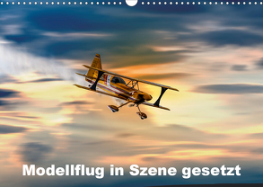 Modellflug in Szene gesetzt (Wandkalender 2020 DIN A3 quer) von Gödecke,  Dieter