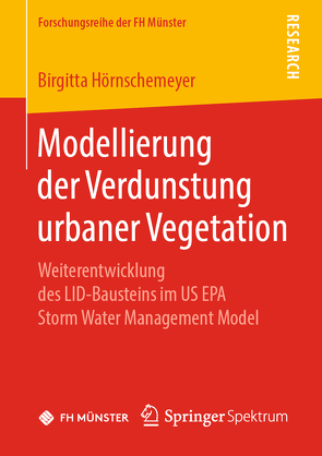 Modellierung der Verdunstung urbaner Vegetation von Hörnschemeyer,  Birgitta