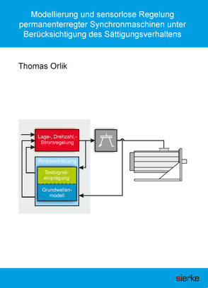 Modellierung und sensorlose Regelung permanenterregter Synchronmaschinen unter Berücksichtigung des Sättigungsverhaltens von Orlik,  Thomas