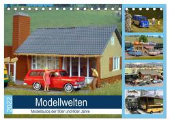 Modellwelten, Modellautos der 50er und 60er Jahre (Tischkalender 2024 DIN A5 quer), CALVENDO Monatskalender von Huschka,  Klaus-Peter