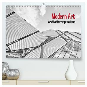 Modern Art. Architektur-Impressionen (hochwertiger Premium Wandkalender 2024 DIN A2 quer), Kunstdruck in Hochglanz von Stanzer,  Elisabeth