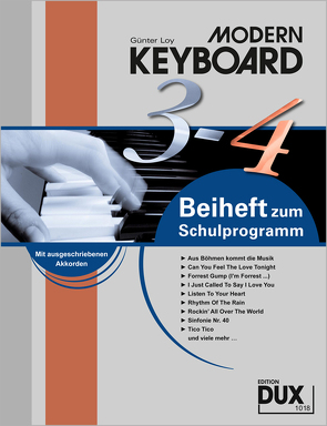 Modern Keyboard, Beiheft 3-4 von Loy,  Günter