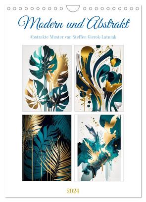Modern und abstrakt (Wandkalender 2024 DIN A4 hoch), CALVENDO Monatskalender von Gierok-Latniak,  Steffen