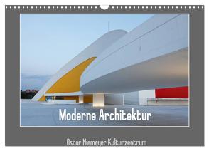 Moderne Architektur – Oscar Niemeyer Kulturzentrum (Wandkalender 2024 DIN A3 quer), CALVENDO Monatskalender von Ehrentraut,  Dirk