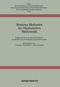 Moderne Methoden der Numerischen Mathematik von Albrecht,  J., Collatz,  L.