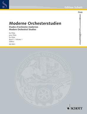 Moderne Orchesterstudien für Flöte von Zöller,  Karlheinz