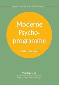 Moderne Psychoprogramme von Franzke,  Reinhard