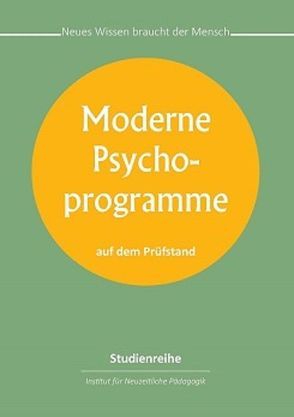 Moderne Psychoprogramme von Franzke,  Reinhard