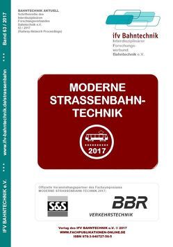 Moderne Straßenbahntechnik 2017 von Schulz,  Eckhard