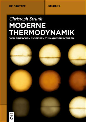 Moderne Thermodynamik von Strunk,  Christoph