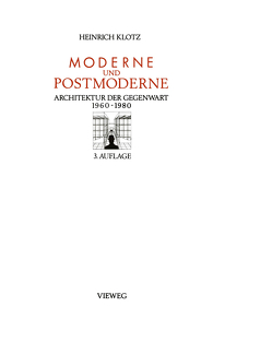 Moderne und Postmoderne von Klotz,  Heinrich