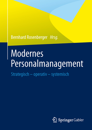 Modernes Personalmanagement von Rosenberger,  Bernhard