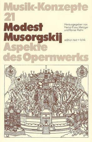 Modest Musorgskij von Metzger,  Heinz-Klaus, Riehn,  Rainer