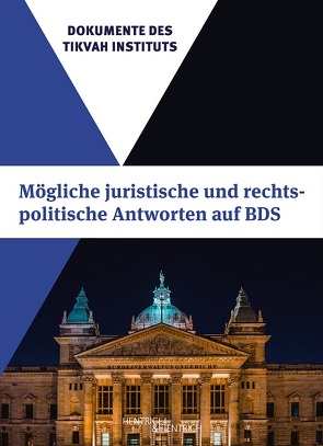 Mögliche juristische und rechtspolitische Antworten auf BDS von Beck,  Volker