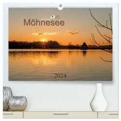 Möhnesee – das westfälische Meer (hochwertiger Premium Wandkalender 2024 DIN A2 quer), Kunstdruck in Hochglanz von Lieder,  Britta