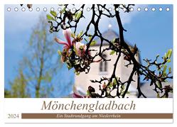 Mönchengladbach – Ein Stadtrundgang am Niederrhein (Tischkalender 2024 DIN A5 quer), CALVENDO Monatskalender von Bergmann,  Daniela