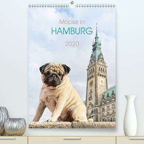 Möpse in Hamburg (Premium, hochwertiger DIN A2 Wandkalender 2020, Kunstdruck in Hochglanz) von und Julia Dodeck,  Ole