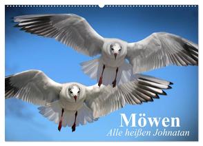 Möwen. Alle heißen Johnatan (Wandkalender 2024 DIN A2 quer), CALVENDO Monatskalender von Stanzer,  Elisabeth