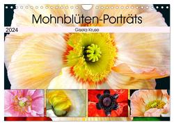 Mohnblüten-Porträts (Wandkalender 2024 DIN A4 quer), CALVENDO Monatskalender von Kruse,  Gisela