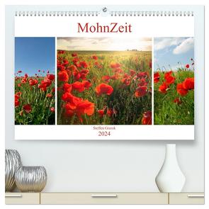 MohnZeit (hochwertiger Premium Wandkalender 2024 DIN A2 quer), Kunstdruck in Hochglanz von Gierok,  Steffen