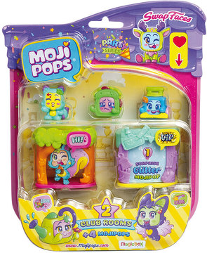 MojiPops Party – Blister 6 Club Room von MojiPops