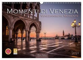 Momenti di Venezia – Venezianische Momente (Wandkalender 2024 DIN A3 quer), CALVENDO Monatskalender von Pinkoss,  Oliver