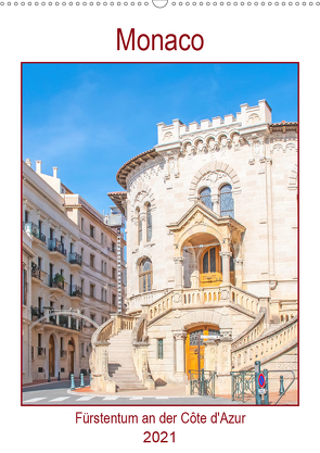 Monaco – Fürstentum an der Côte d’Azur (Wandkalender 2021 DIN A2 hoch) von Schwarze,  Nina