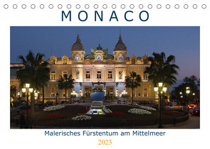 Monaco – Malerisches Fürstentum am Mittelmeer (Tischkalender 2023 DIN A5 quer) von Neitmann,  Volko