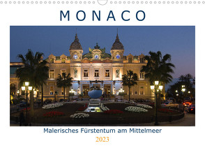 Monaco – Malerisches Fürstentum am Mittelmeer (Wandkalender 2023 DIN A3 quer) von Neitmann,  Volko