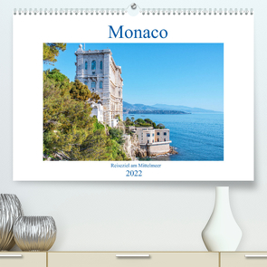 Monaco – Reiseziel am Mittelmeer (Premium, hochwertiger DIN A2 Wandkalender 2022, Kunstdruck in Hochglanz) von Schwarze,  Nina