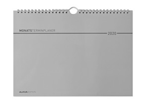 Monatsplaner Wire-O 2020 – Wandkalender – Bürokalender (30 x 21) – Jahresüberblick – Ferientermine – Terminplaner – Ringbindung von ALPHA EDITION