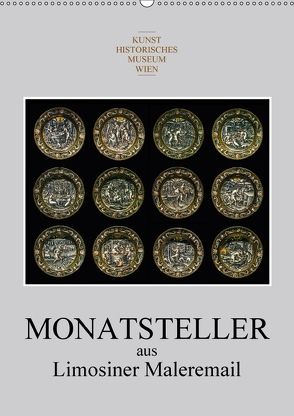 Monatsteller aus Limosiner Maleremail (Wandkalender 2018 DIN A2 hoch) von Bartek,  Alexander