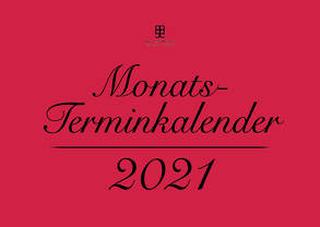 Monatsterminkalender 2021