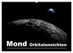 Mond Orbitalansichten (Wandkalender 2024 DIN A2 quer), CALVENDO Monatskalender von und Michael Schilling,  Linda