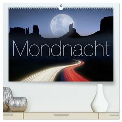 Mondnacht (hochwertiger Premium Wandkalender 2024 DIN A2 quer), Kunstdruck in Hochglanz von Nägele F.R.P.S.,  Edmund