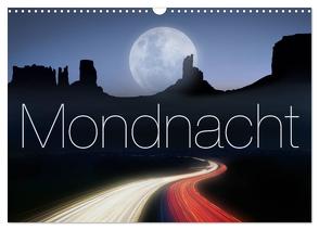 Mondnacht (Wandkalender 2024 DIN A3 quer), CALVENDO Monatskalender von Nägele F.R.P.S.,  Edmund