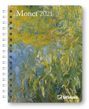 Monet 2021 – Diary – Buchkalender – Taschenkalender – 16,5×21,6 von Monet,  Claude