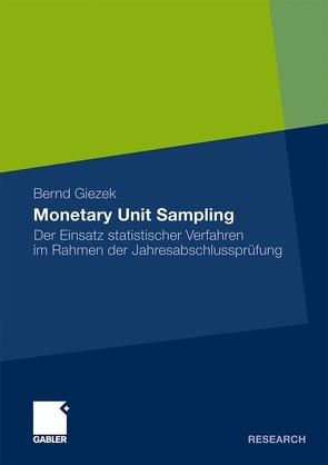 Monetary Unit Sampling von Giezek,  Bernd