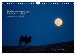 Mongolei – imposantes Land (Wandkalender 2024 DIN A4 quer), CALVENDO Monatskalender von Reuther,  Jörg