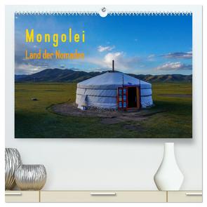 Mongolei – Land der Nomaden (hochwertiger Premium Wandkalender 2024 DIN A2 quer), Kunstdruck in Hochglanz von Störmer,  Roland