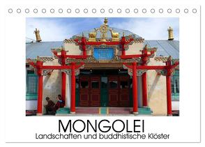 Mongolei – Landschaften und buddhistische Klöster (Tischkalender 2024 DIN A5 quer), CALVENDO Monatskalender von M. Laube,  Lucy