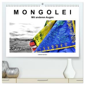 Mongolei – Mit anderen Augen (hochwertiger Premium Wandkalender 2024 DIN A2 quer), Kunstdruck in Hochglanz von / Christof Bautsch,  Krzys